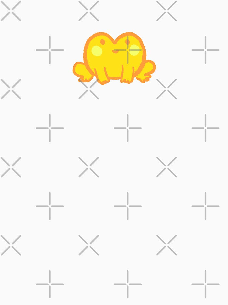 Super Cute Orange Frog by EmiBeeBuzz