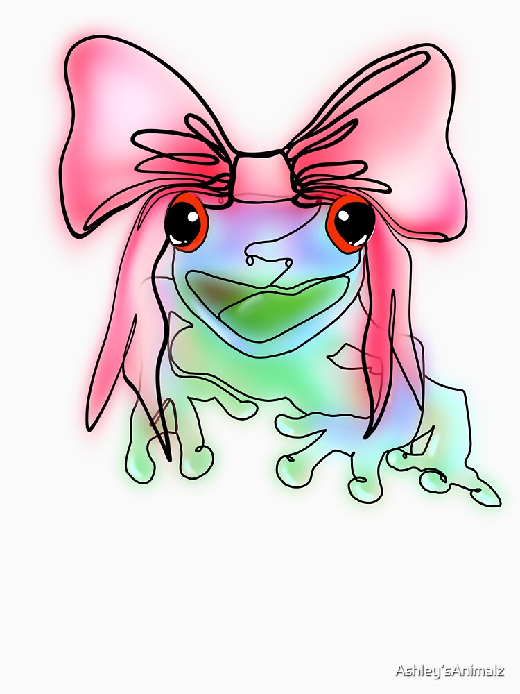 Blue Cute Cottagecore Frog with Big Pink Bow – animalzinhats by Ashley’sAnimalz