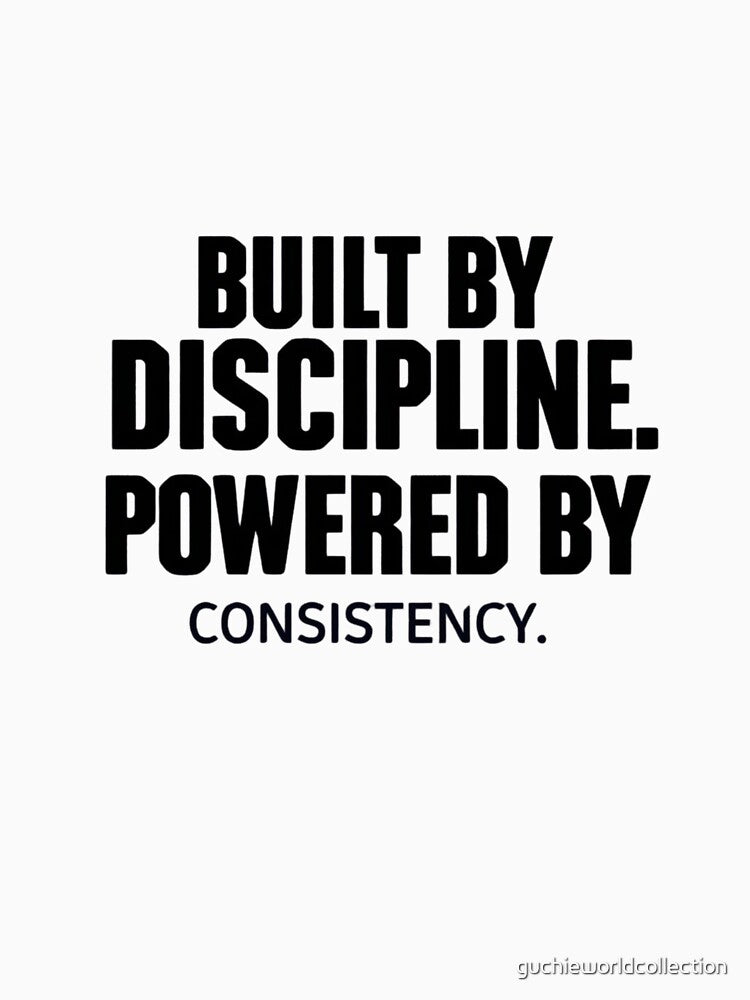 Built by Discipline Fitness Shirt – Gym Motivation Apparel by guchieworld21