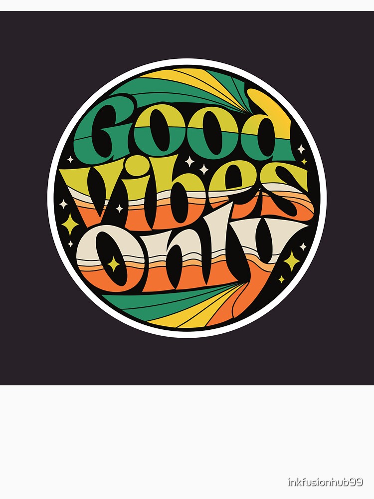 Stay Strong Positive Quote – Retro Groovy Typography Sticker by inkfusionhub99