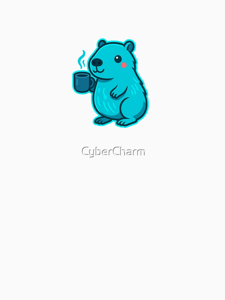 Coffee Capybara – Cute Cozy Morning Vibes by CyberCharm