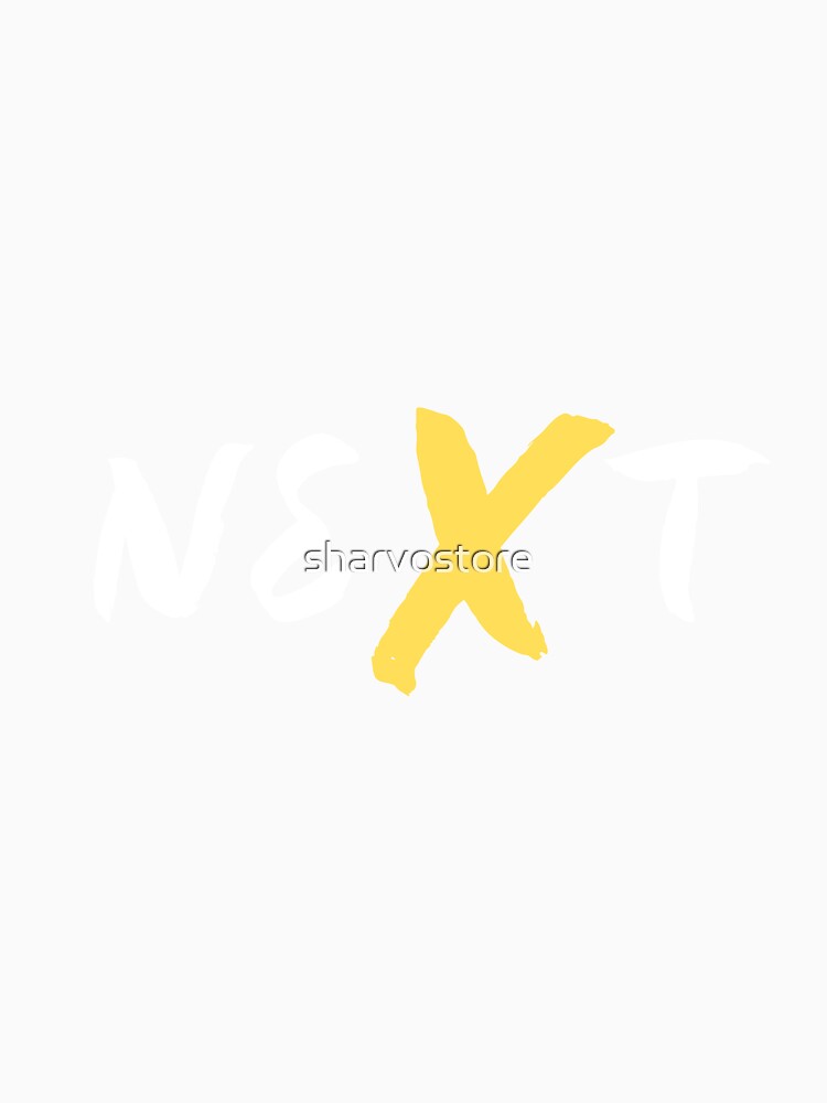 NEXT Bold Minimal Typography Design by sharvostore