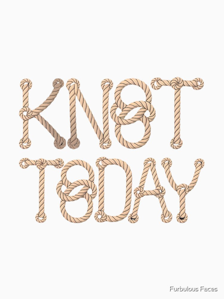 Nautical Knot Lettering Art by Furbulous Faces