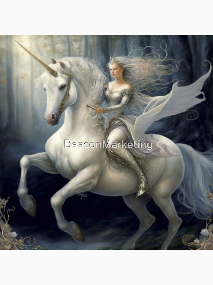 Elf Fairy Unicorn Art by BeaconMarketing