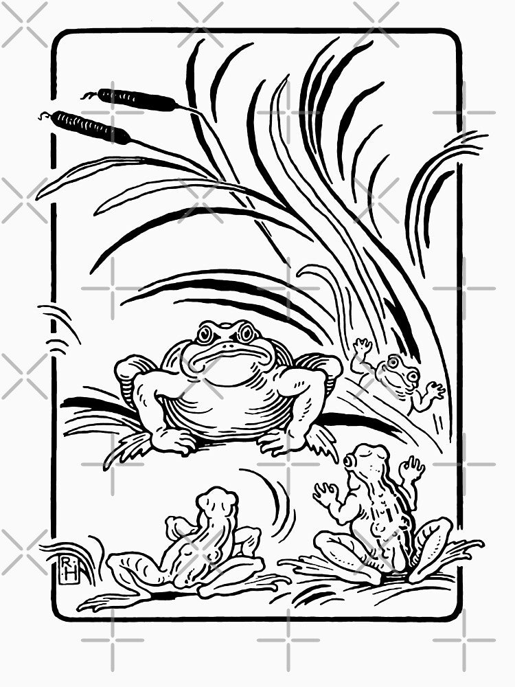 Funny Angry Frog: Cute Cottagecore Vintage, Light Academia Froggy, Farmcore Artistry by MinistryOfFrogs