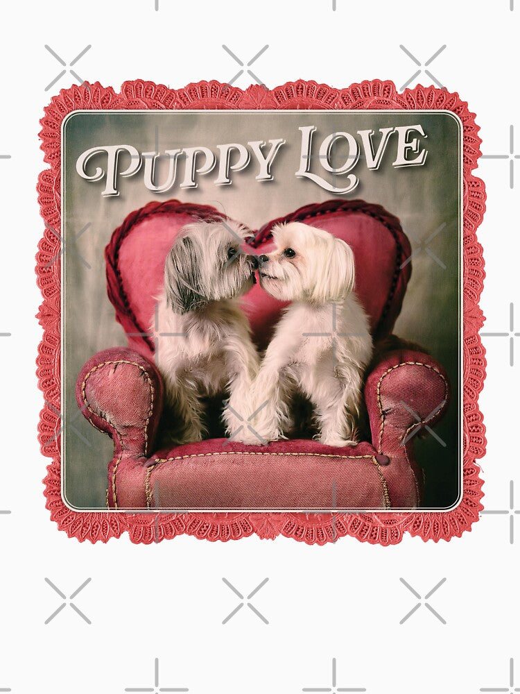 "Puppy Love" Morkie Valentine's Day by Grace-n-Gussy