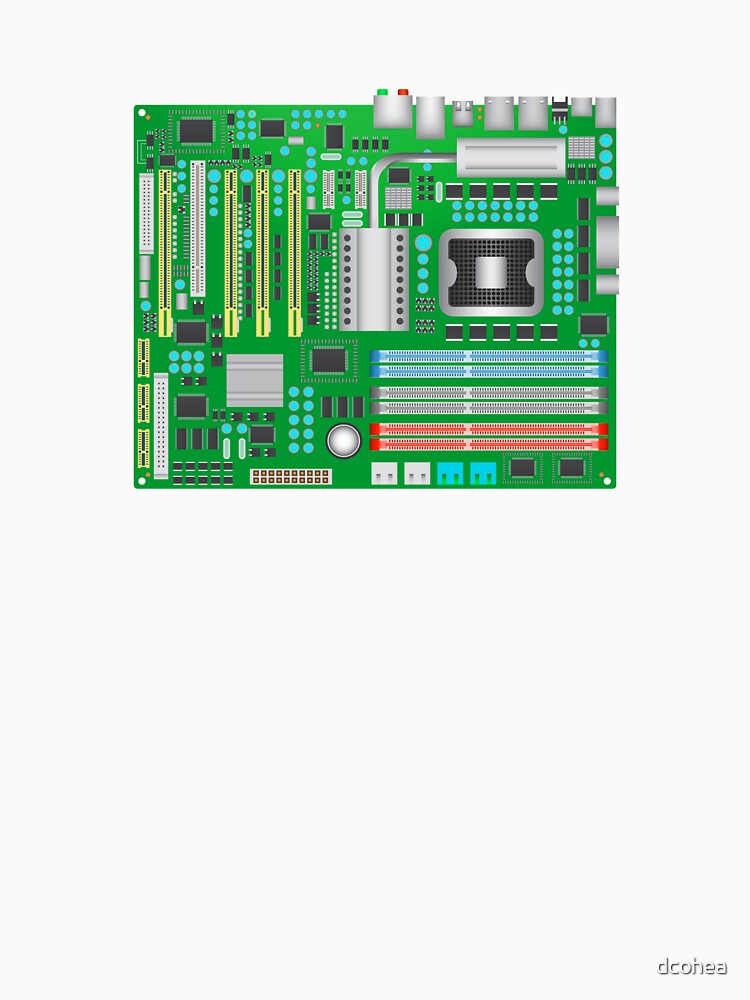 Classic Computer Mainboard for Geeks by dcohea