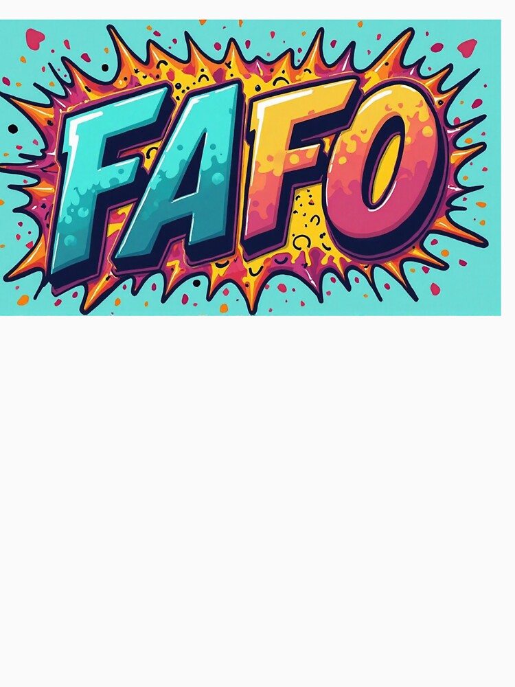 FAFO T-Shirt – Bold Comic Pop Art Graphic by DLG Tees