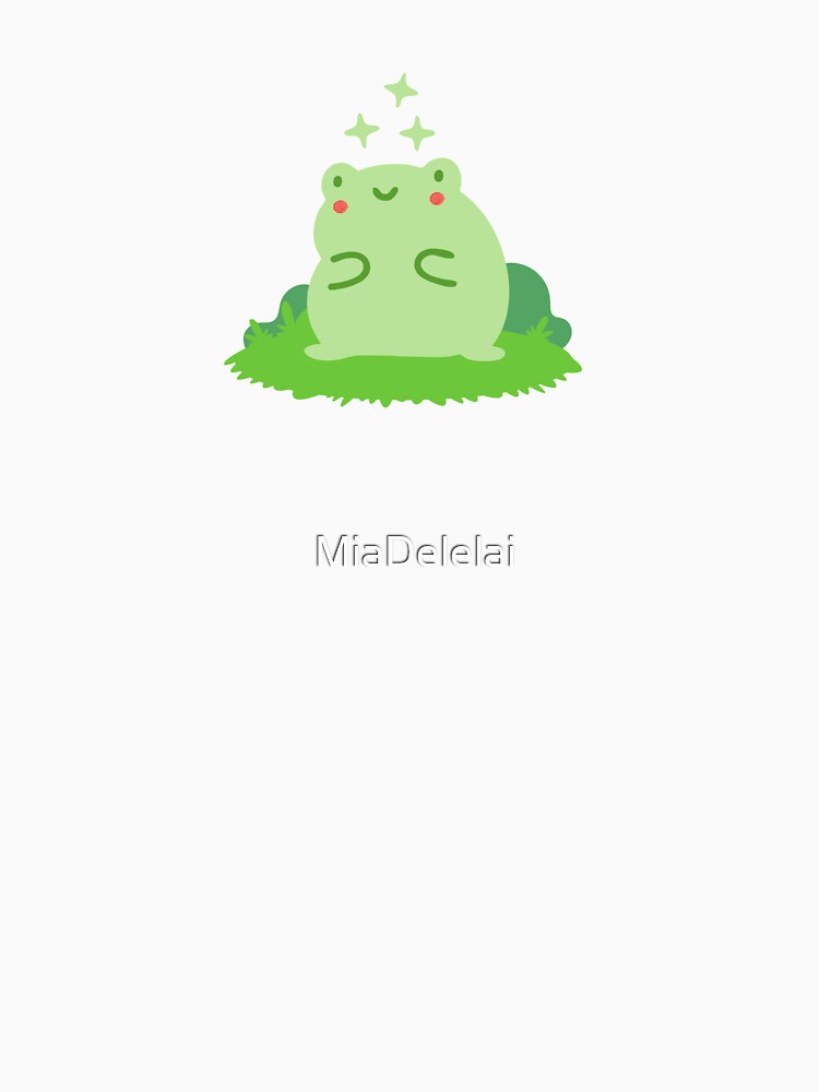 Adorable Kawaii Frog Cottagecore Frog Lovers Aesthetic by MiaDelelai