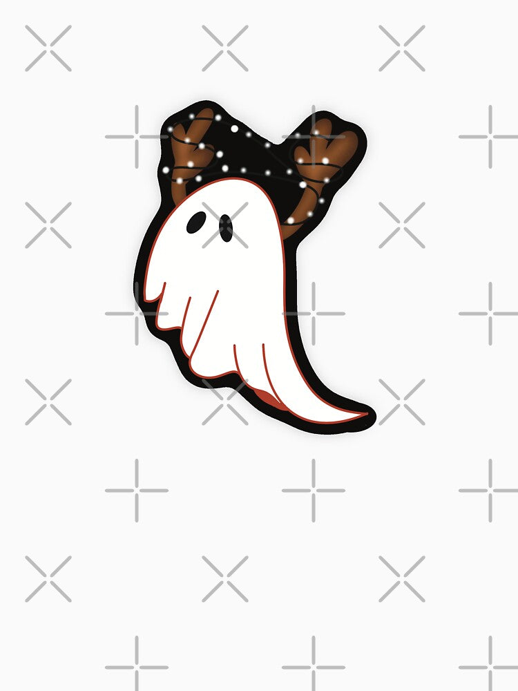 Ghost w/Christmas lights by Ellengsart