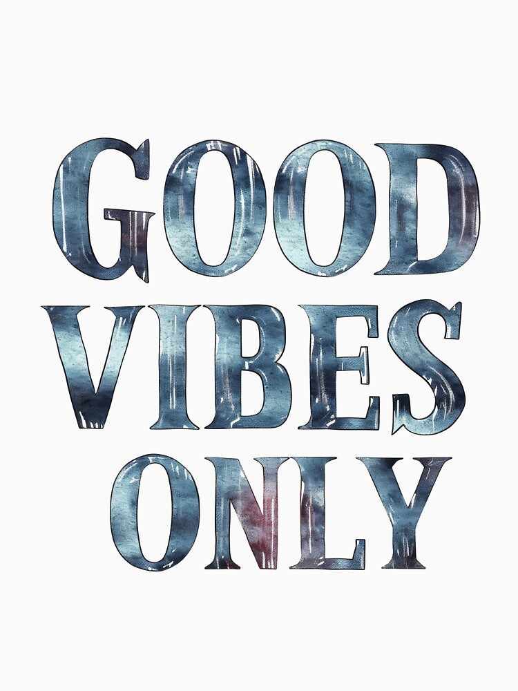 Good Vibes Only Typography Design by jamessismanes