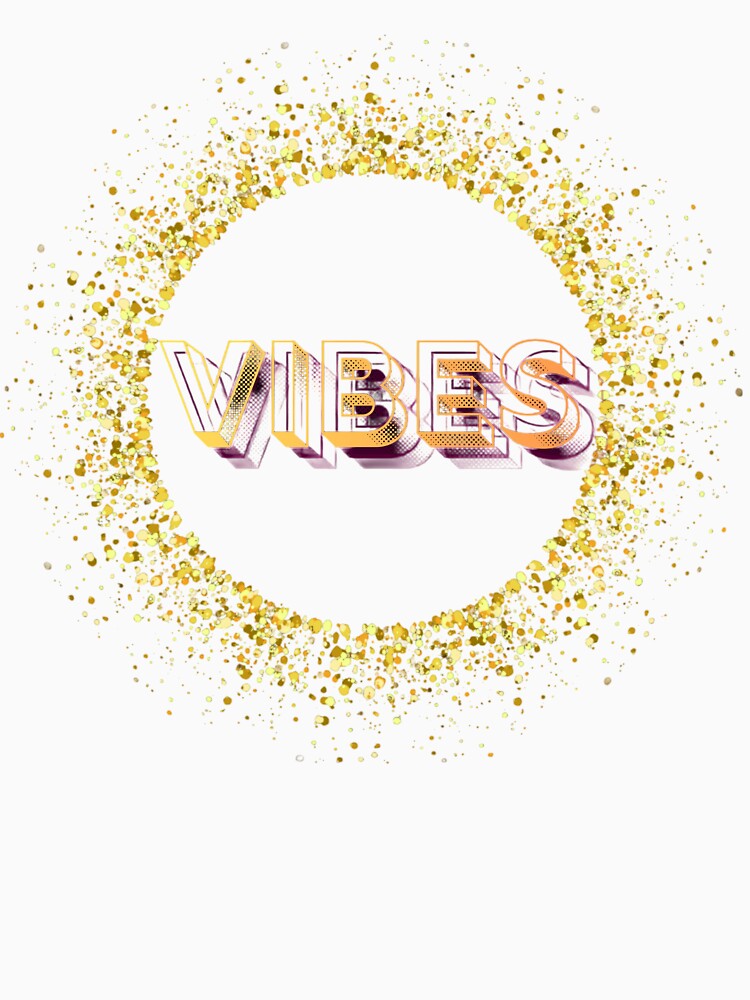 Golden Vibes Aesthetic Typography Design by PrataeAesthetics