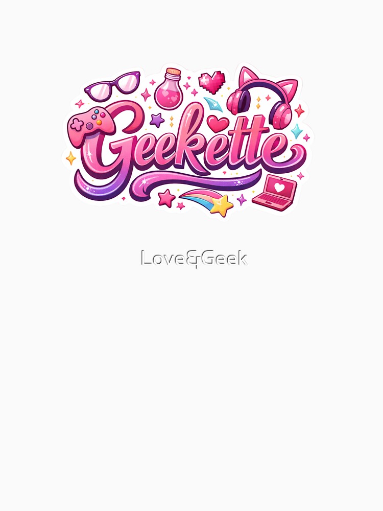 Geekette — Design Gaming Pink | Kawaii Gamer Girl by Love&Geek