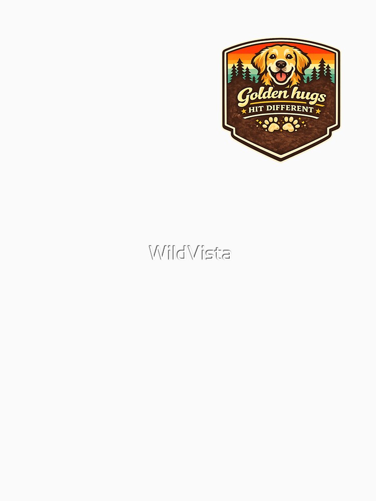 Golden Hugs Hit Different Golden Retriever Gift by WildVista
