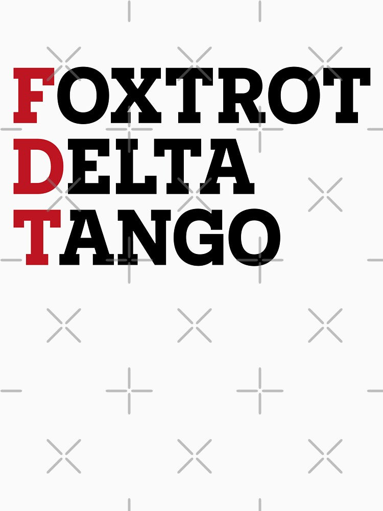 Foxtrot Delta Tango - Bold Military-Style Typography Design by OpsDesing