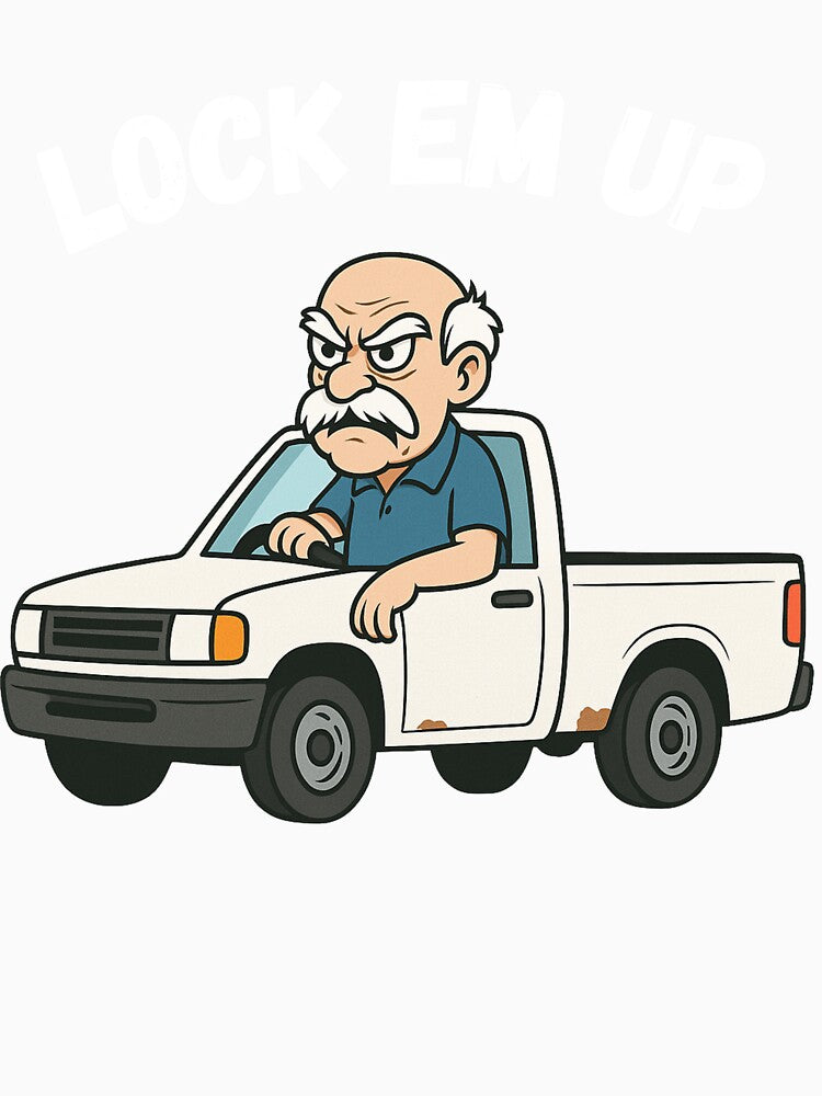 Lock Em Up – Private Property Funny Warning Sign by New-Designs90