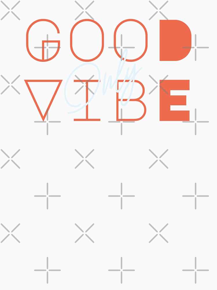 Good Vibes Only Quote Design Dark Background by Nadheesh