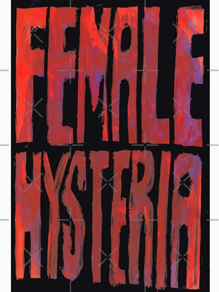 Female Hysteria – Bold Distressed Typography Statement by SuccessHunters