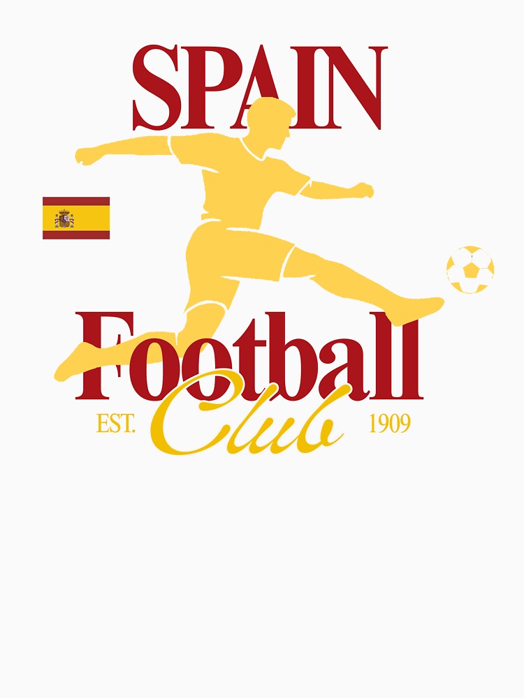Bold Retro Spain Football Club Emblem by chez-koews