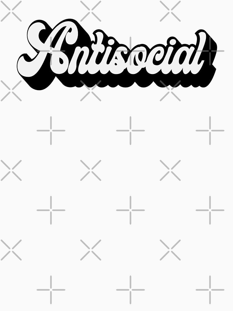 Antisocial groovy lettering design perfect cat bowl by julexy