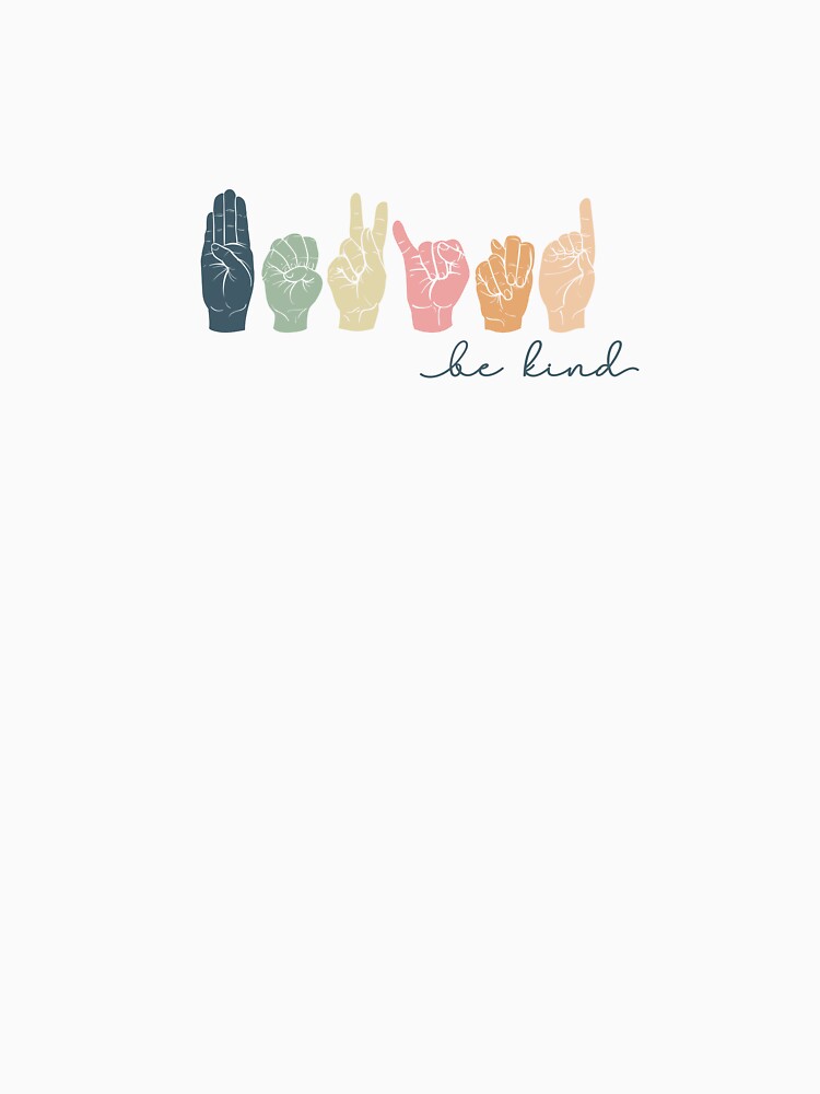 Be Kind in Sign Language - Colour by LovefromJ