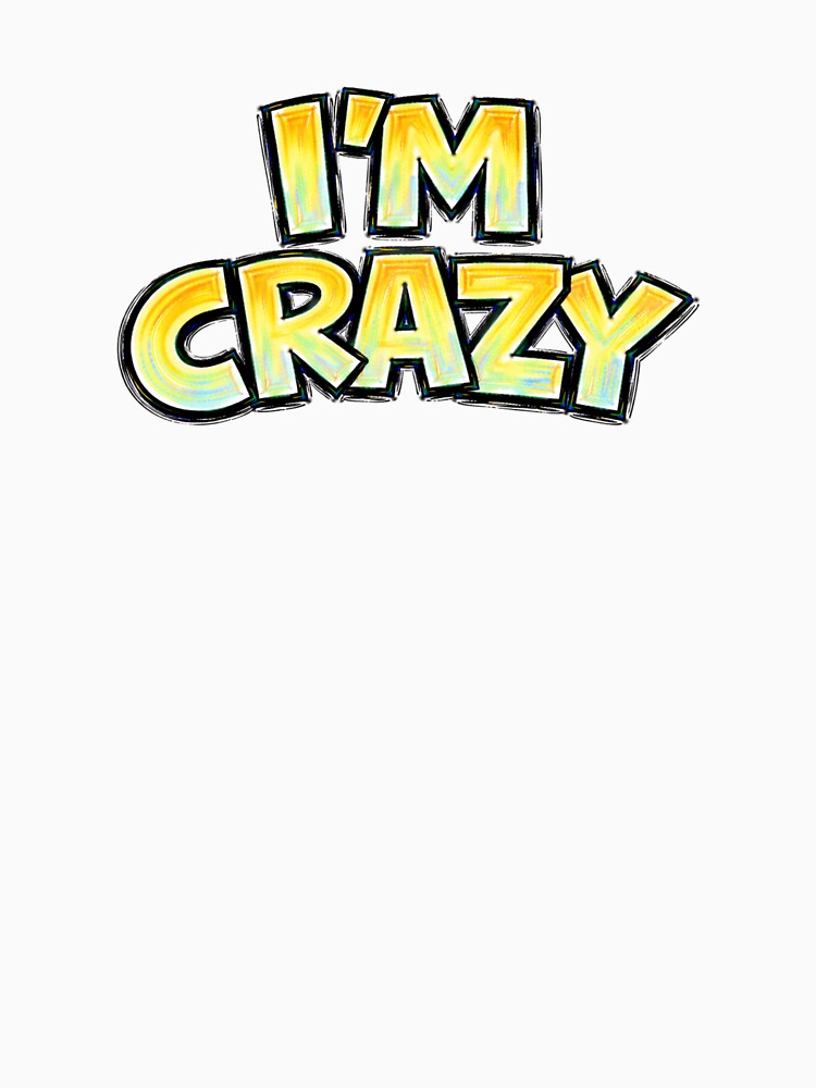 I’m Crazy – Hand Drawn Childlike Typography by Mac Sketches