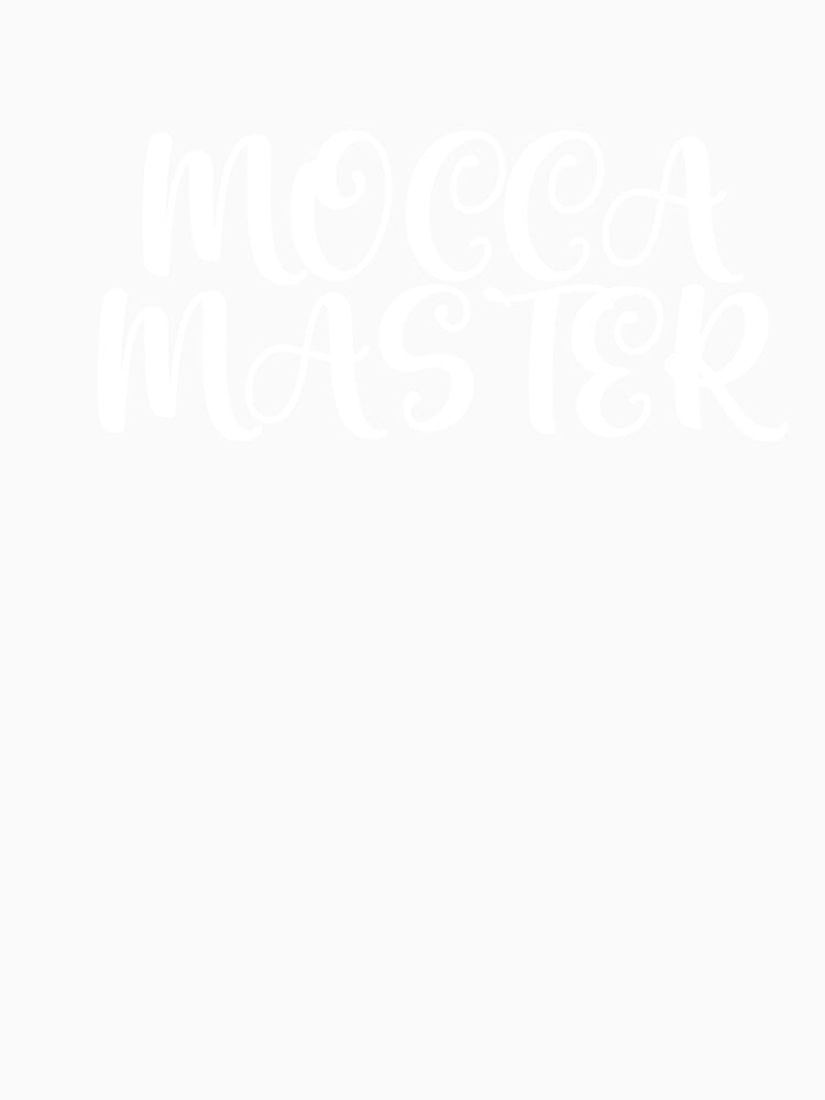 Mocha Master Graffiti Design: Bold Brush Lettering Statement - Barista Design by lang-popart