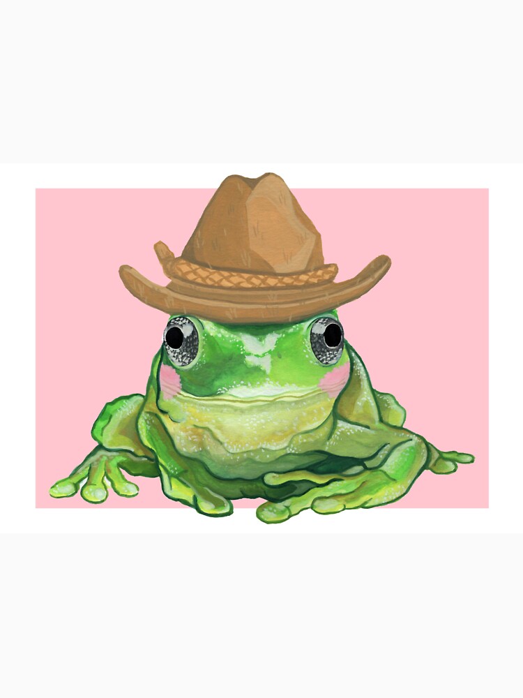frog with hat by meghandayyy