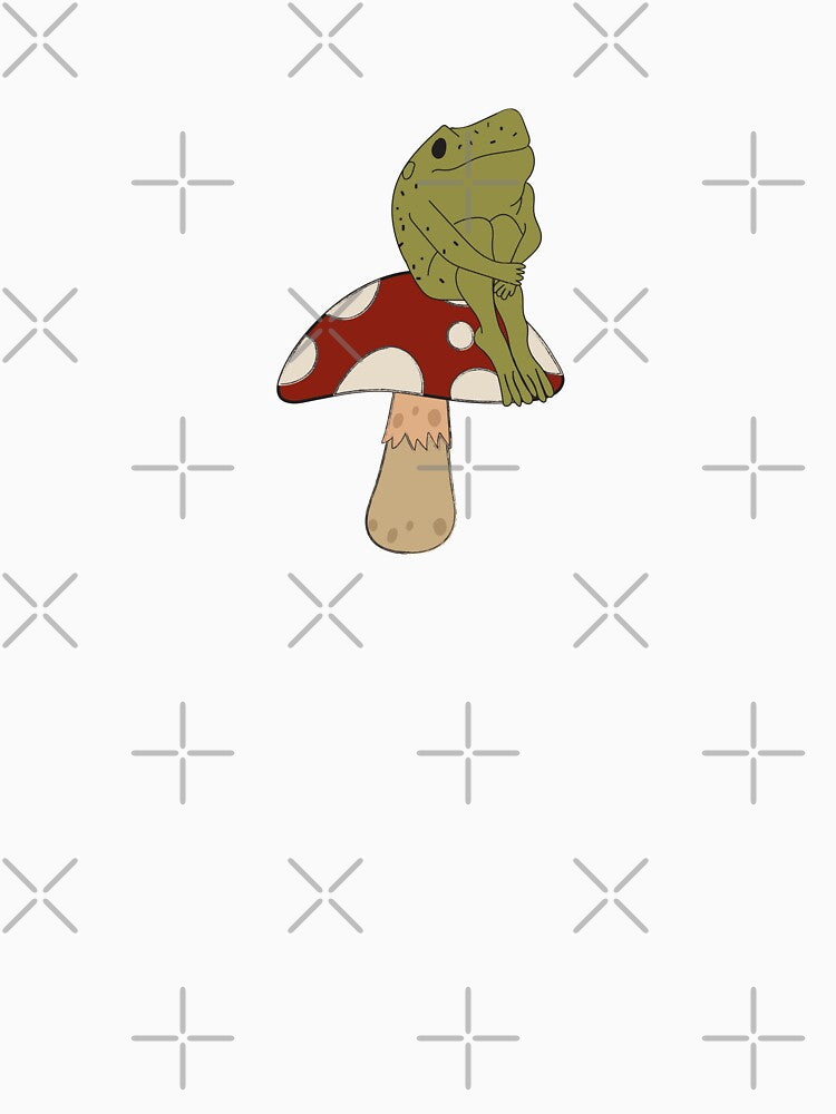 Frog On Mushroom Thinking by minstore
