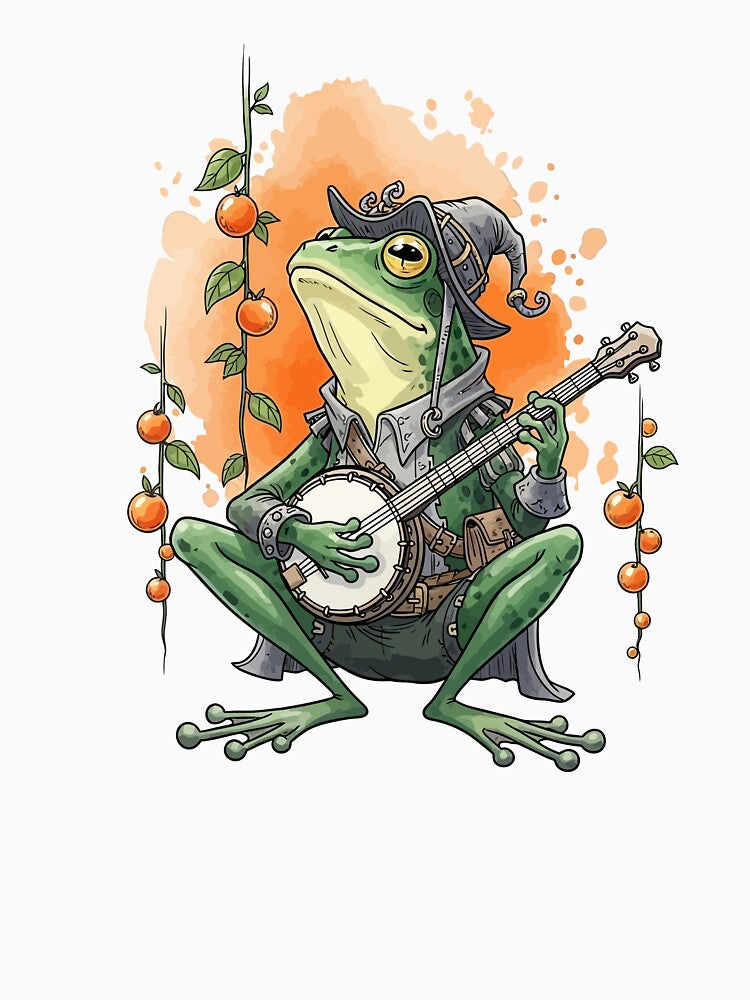 A Funny Toad and His Banjo by StudioJohan