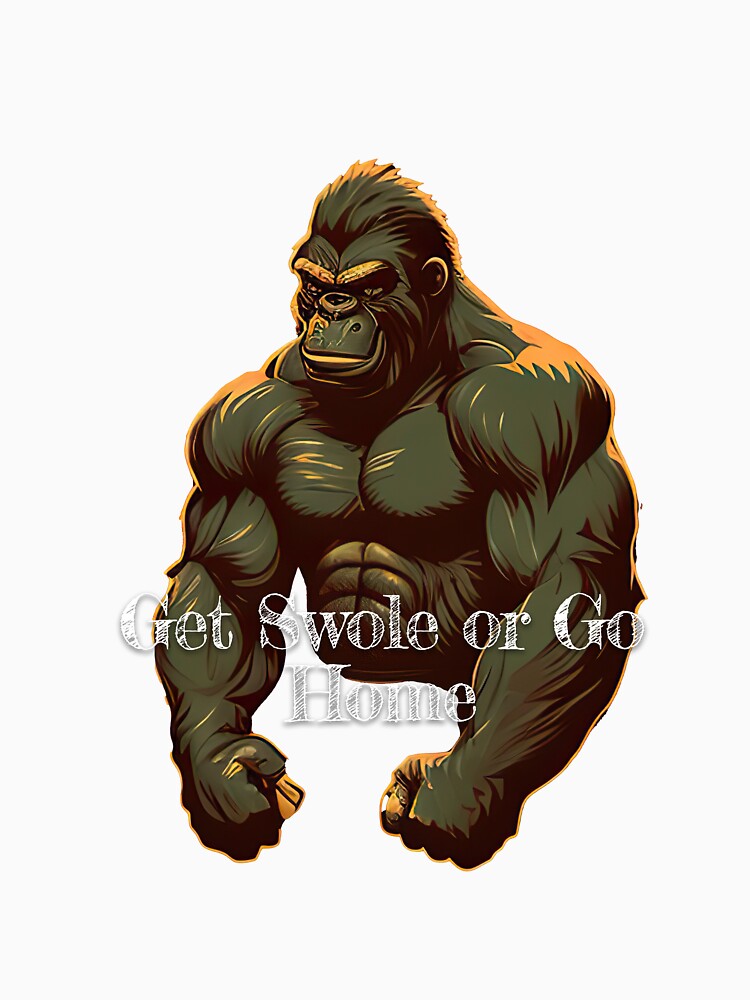 Get Swole or Go HomeDesignBodybuilding Fitness Gym Workout Exercise Merch Print Design by tengamerx