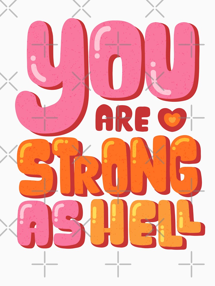 Strong As Hell Mental Health Matters Month Gift by Kr-It