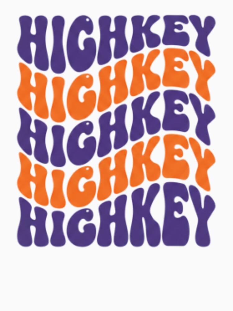 HIGHKEY Retro Repeating Text by TinyJoy Studio