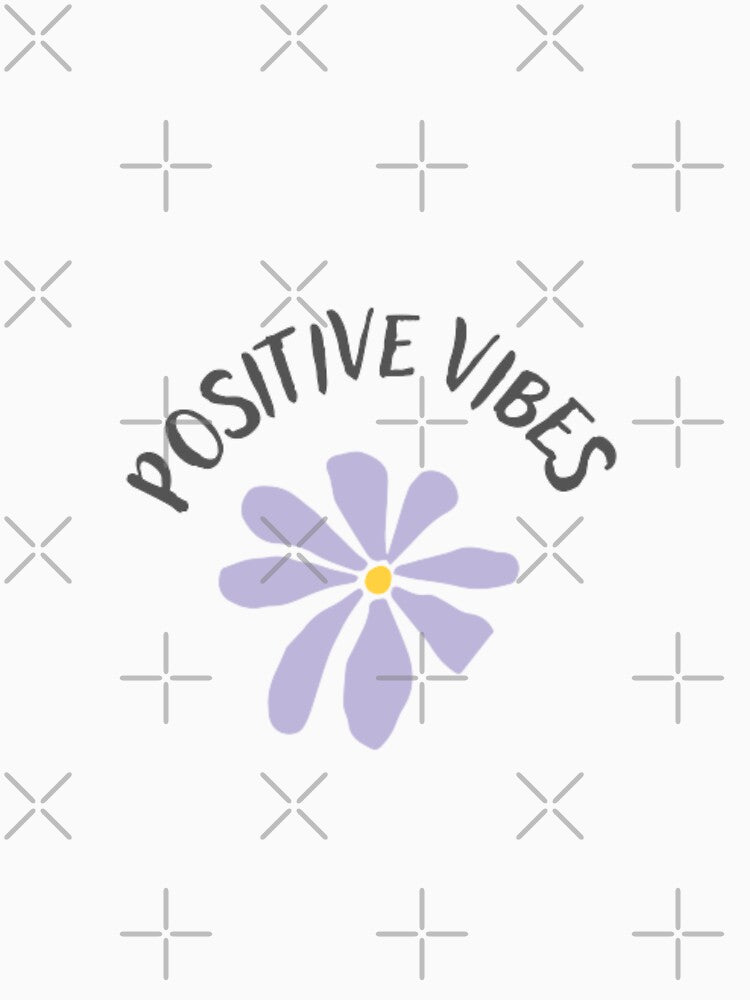 Positive vibes, inspirational quote by Sanaura