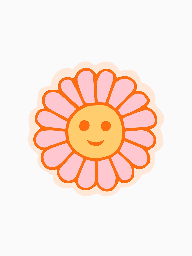Pink Smiley Flower by tealborealis