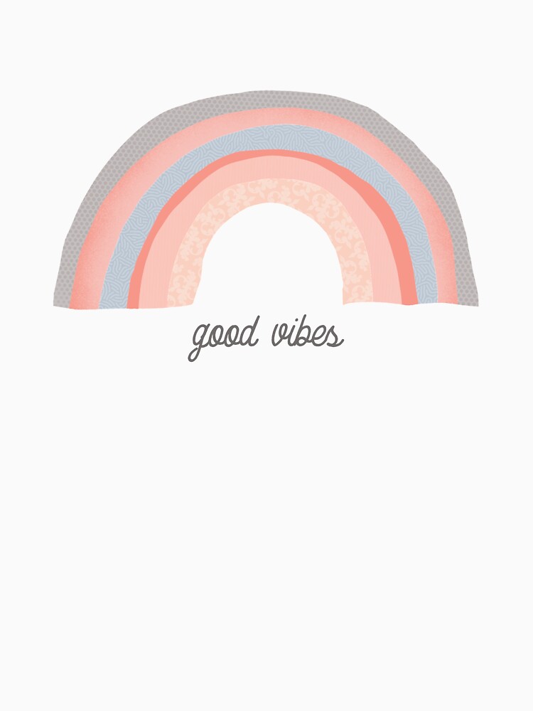 Good Vibes - Retro Script & Rainbow by CarlosAlberto