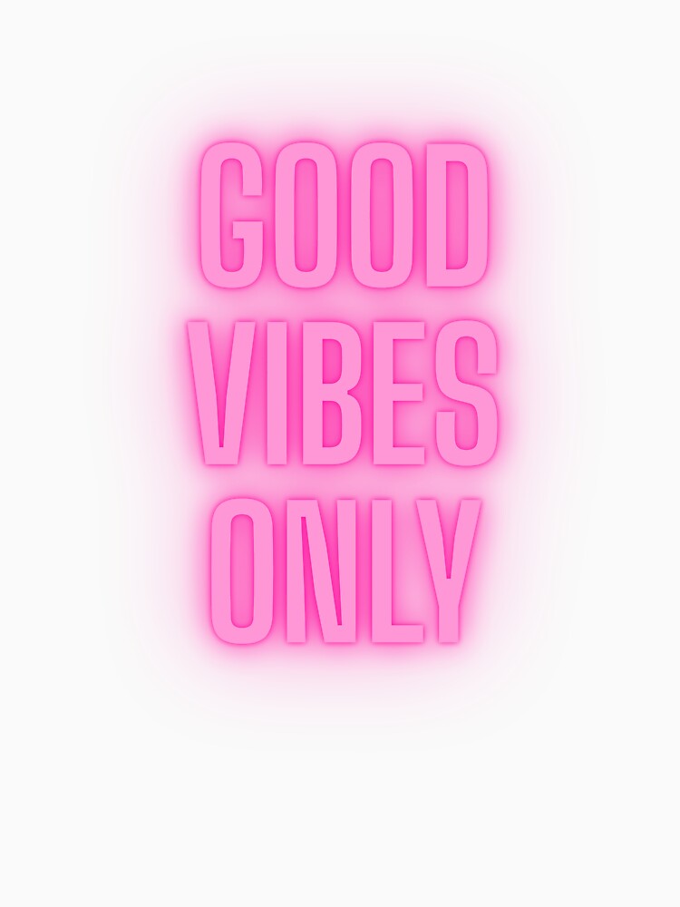 Good Vibes Only – Minimalist Positive Quote by Pixel--Threads