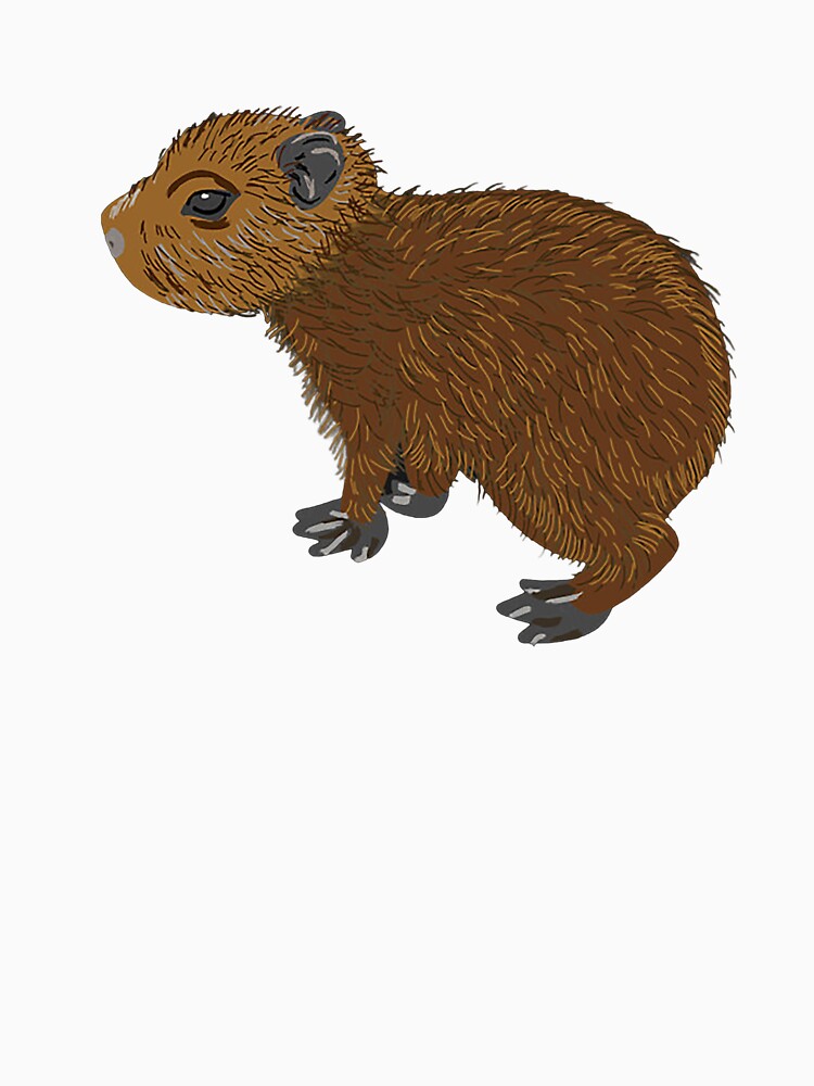 Don’t Worry Be Capy – Baby Capybara Graphic by Articooler