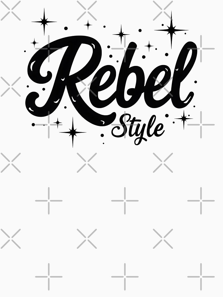 Rebel Style – Bold Graphic Statement by BlindCatCreative