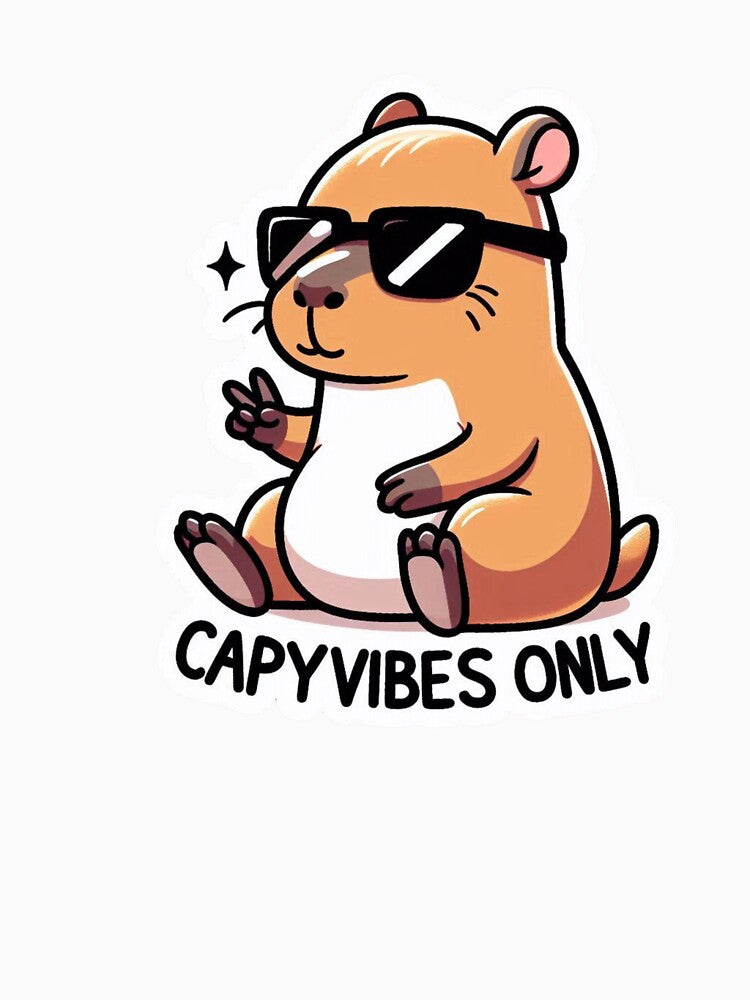 Capybara Vibes Only by MxDesign-RJ