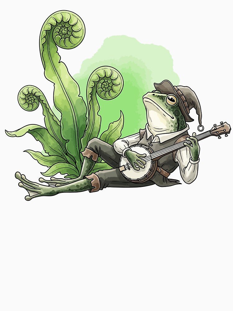 Whimsical Banjo Frog Music by StudioJohan