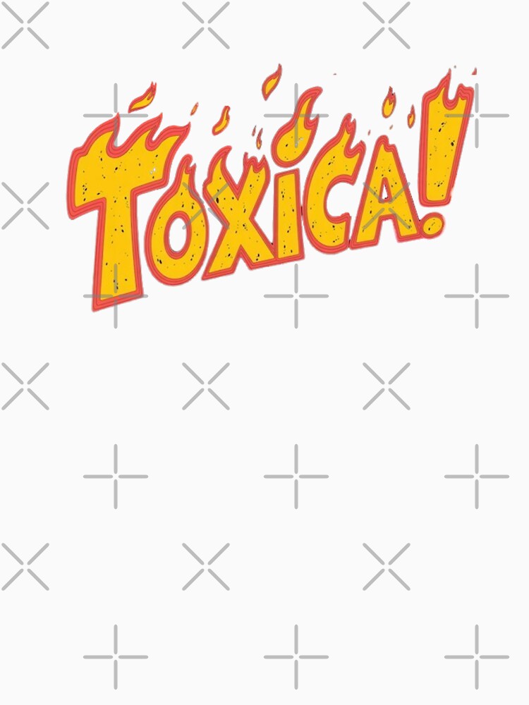 Toxica Flaming Typography Design Bold Statement Lettering by Ed & Harmony