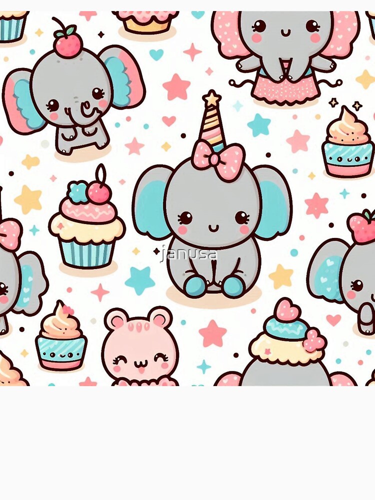 Pastel Kawaii Vibes – Cute Animal Design by janusa