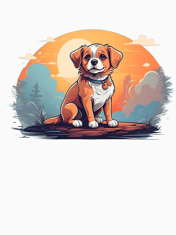 cute dog in the fog by Karaz's Animal Kingdom