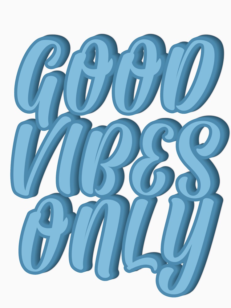 Good Vibes Only Lettering by SplashCreative