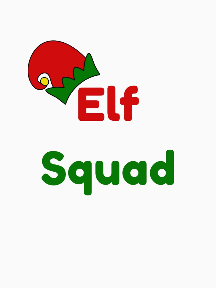 Elf Squad Funny Christmas Holiday Design by Quirky Creations