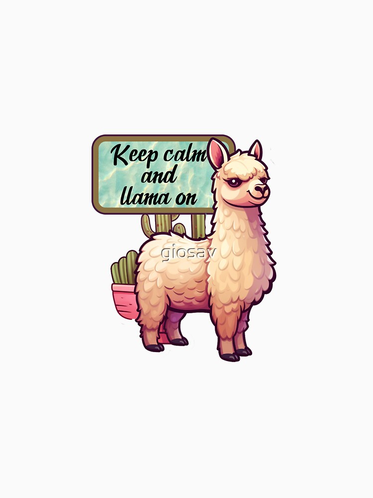 Keep calm and llama on by giosav