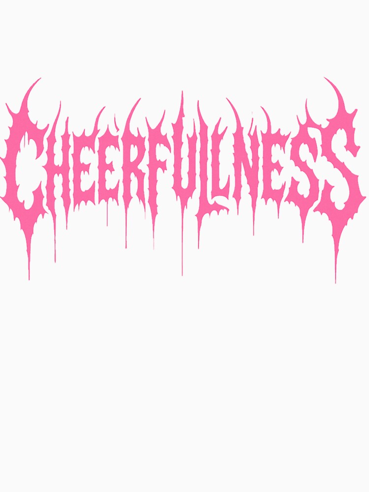 Cheerfulness - Pink Gothic Lettering by Unique-moments
