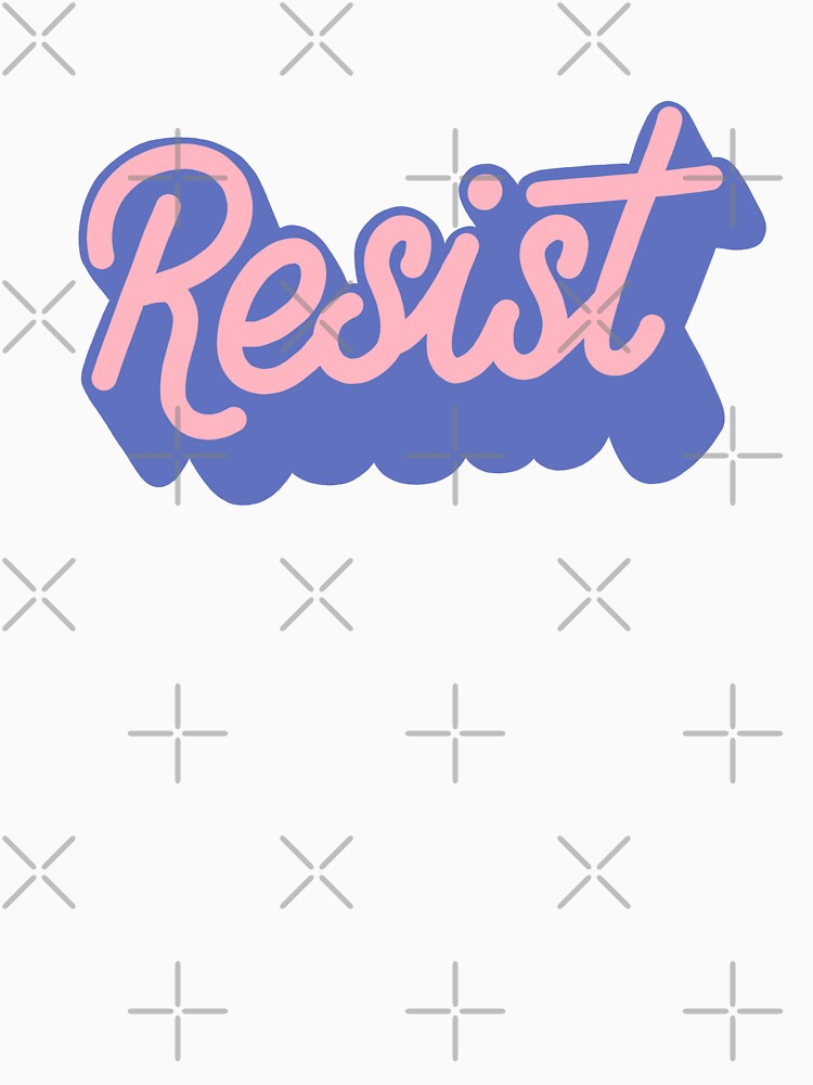 Resist | Hand Lettered Empowerment Typography Art by kacien