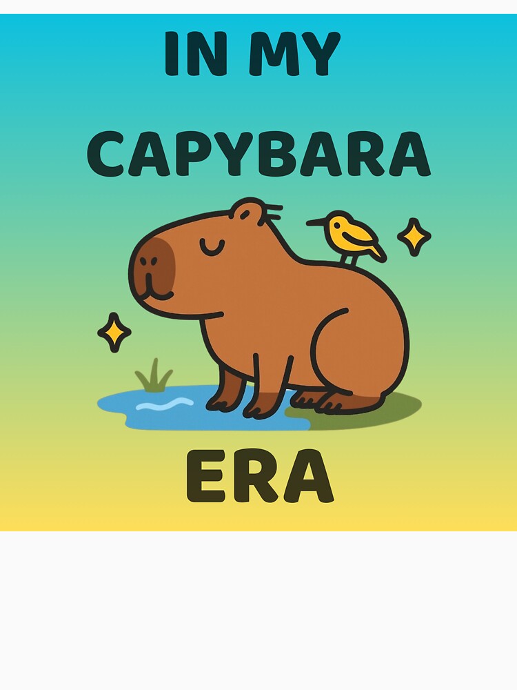 In My Capybara Era - Blue and Yellow Ombré by Lotus Love Tarot
